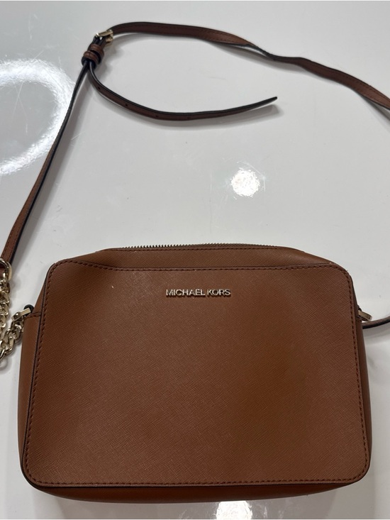Michael Kors Handbags - Beautiful Brown MICHAEL KORS, LEATHER CROSSBODY BAG A040426